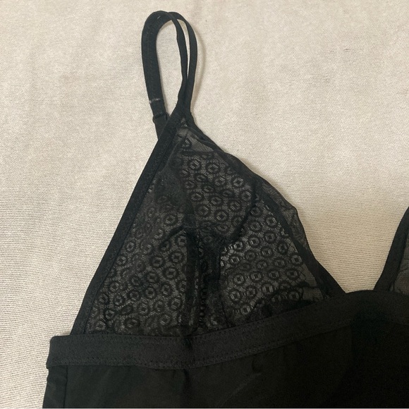 Victoria's Secret Bodysuit Black Lace Black Size M - Picture 3 of 12